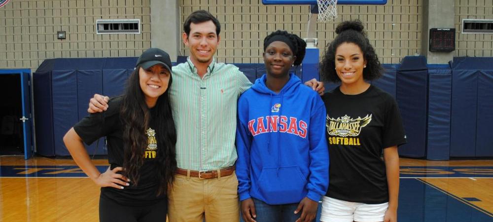 L-R: Julianne Gillo, Thomas Nicoll, Eboni Watts, Jaylene Pryor