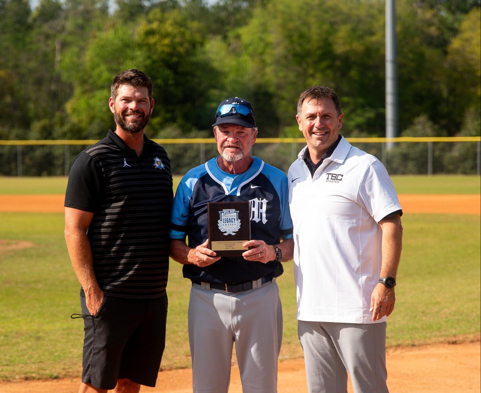 McLeod Returns to Eagle Field, Honored with NJCAA Coaches Legacy Award