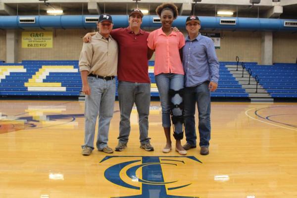 L-R: Trent Higginbothem, Ethan Bornstein, Yanique Gordon, Jared Stanley