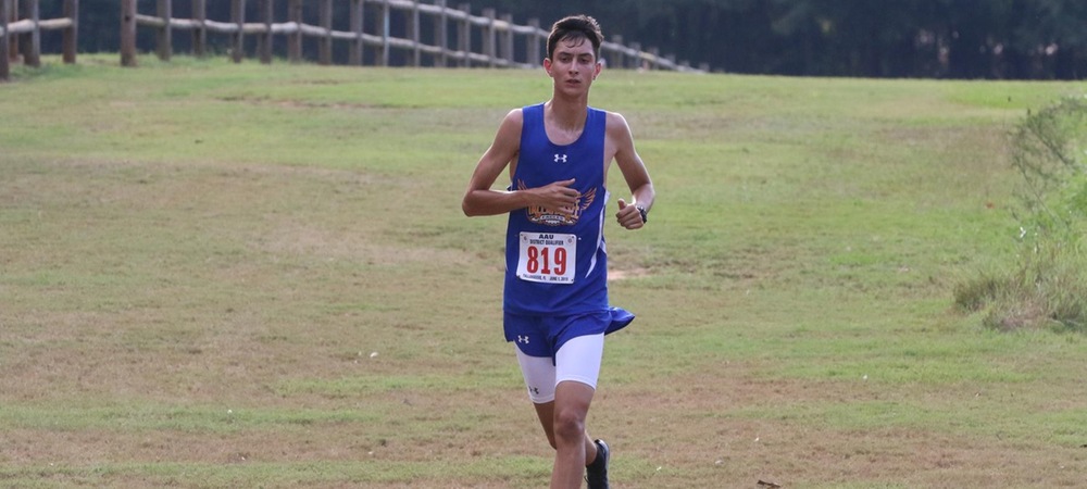 Austin Erbaio was the Eagles' top male runner (photo courtesy of Jason Hendrix)