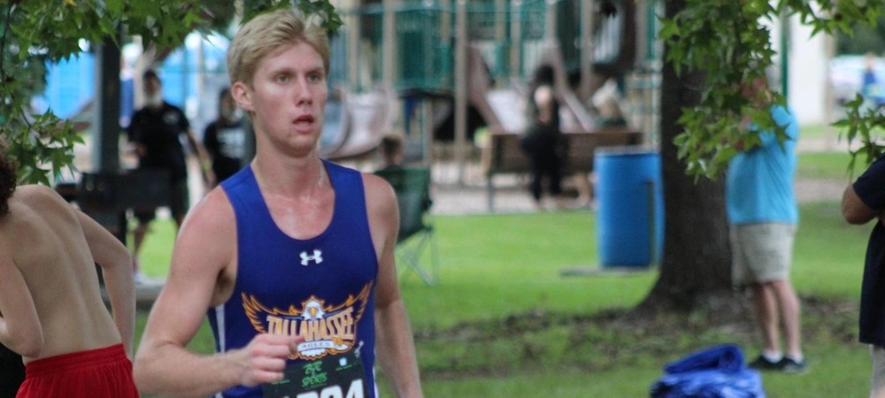 Will Stratton led the Eagle harriers on Friday (photo courtesy of Steve Winterling)