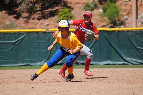Shelby Manns drove in three runs on Friday against St. Petersburg.