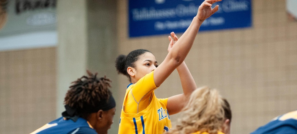 Nya Bostic in action against Gulf Coast State earlier this season (photo courtesy of Greg Rowland)