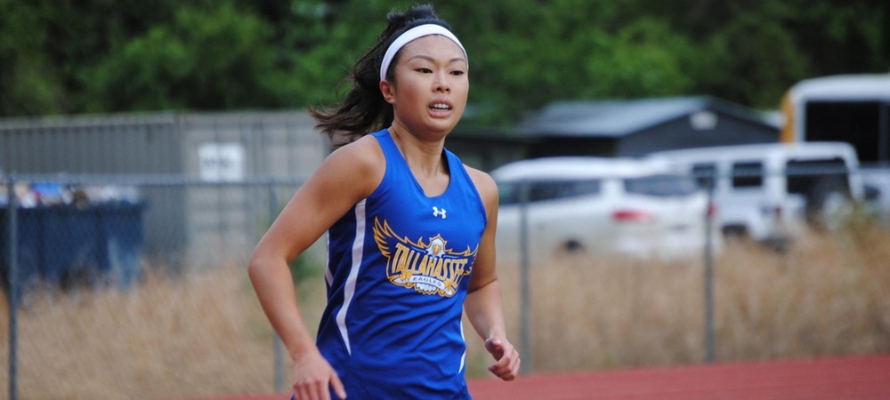 Mia Wiederkehr ran to a first-place finish in the 800m on Saturday