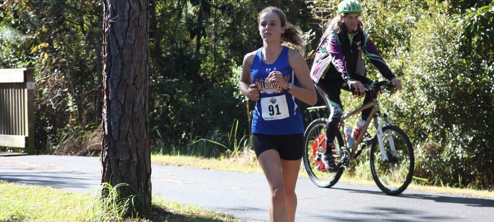 Genevieve Printiss in action at the NJCAA Half Marathon