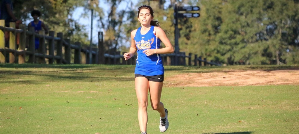 Yesenia Rhoades was the Eagles' top female runner on Saturday (photo courtesy of Jason Hendrix)